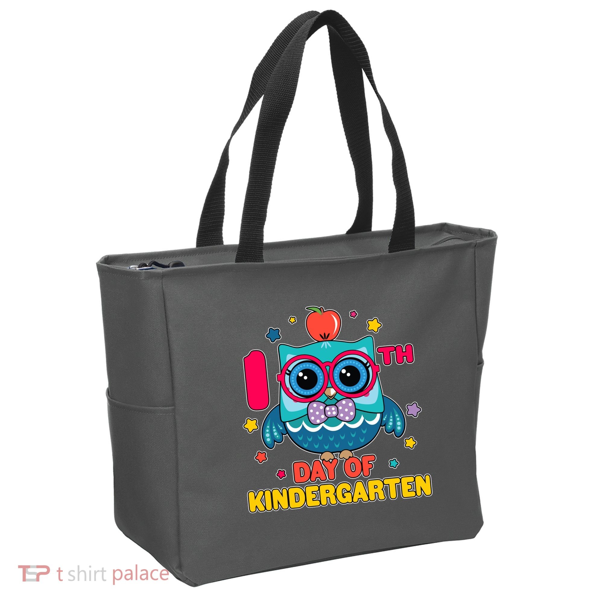 Cute Owl 100th Day Of Kindergarten Tote Bag
