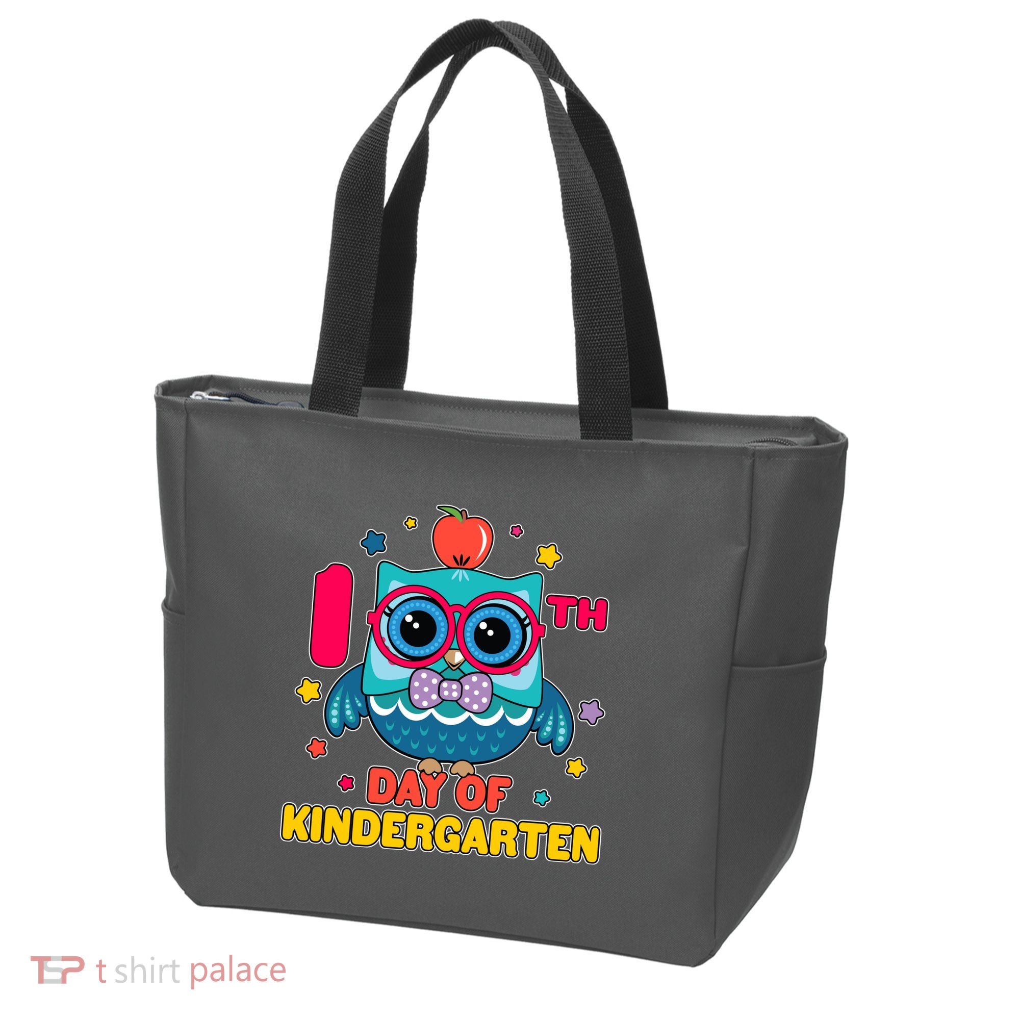 Cute Owl 100th Day Of Kindergarten Tote Bag