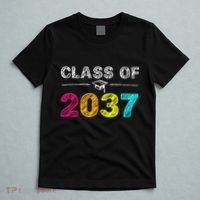 Class Of 2037 Grow With Me First Day Of School Graduation T-Shirt thumb 5