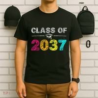 Class Of 2037 Grow With Me First Day Of School Graduation T-Shirt thumb 6