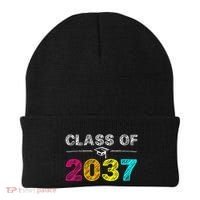 Class Of 2037 Grow With Me First Day Of School Graduation Beanie thumb 0