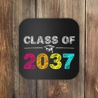 Class Of 2037 Grow With Me First Day Of School Graduation Coaster thumb 0