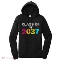 Class Of 2037 Grow With Me First Day Of School Graduation Women's Hoodie thumb 0