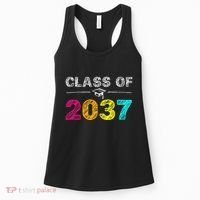 Class Of 2037 Grow With Me First Day Of School Graduation Women's Tank Top thumb 0