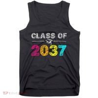 Class Of 2037 Grow With Me First Day Of School Graduation Tank Top thumb 0