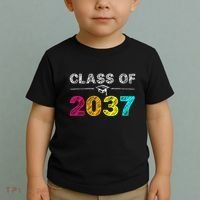 Class Of 2037 Grow With Me First Day Of School Graduation Toddler T-Shirt thumb 2