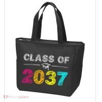 Class Of 2037 Grow With Me First Day Of School Graduation Tote Bag thumb 3