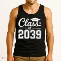 Class Of 2039 Graduation Celebration Tank Top thumb 3