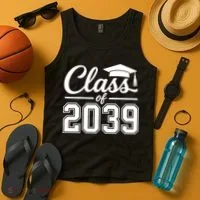 Class Of 2039 Graduation Celebration Tank Top thumb 4