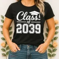 Class Of 2039 Graduation Celebration Women's T-Shirt thumb 2
