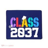 Class Of 2037 Grow With Me First Day Of School Graduation V Mousepad thumb 0