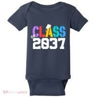 Class Of 2037 Grow With Me First Day Of School Graduation V Baby Bodysuit thumb 0
