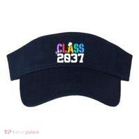 Class Of 2037 Grow With Me First Day Of School Graduation V Visor thumb 0
