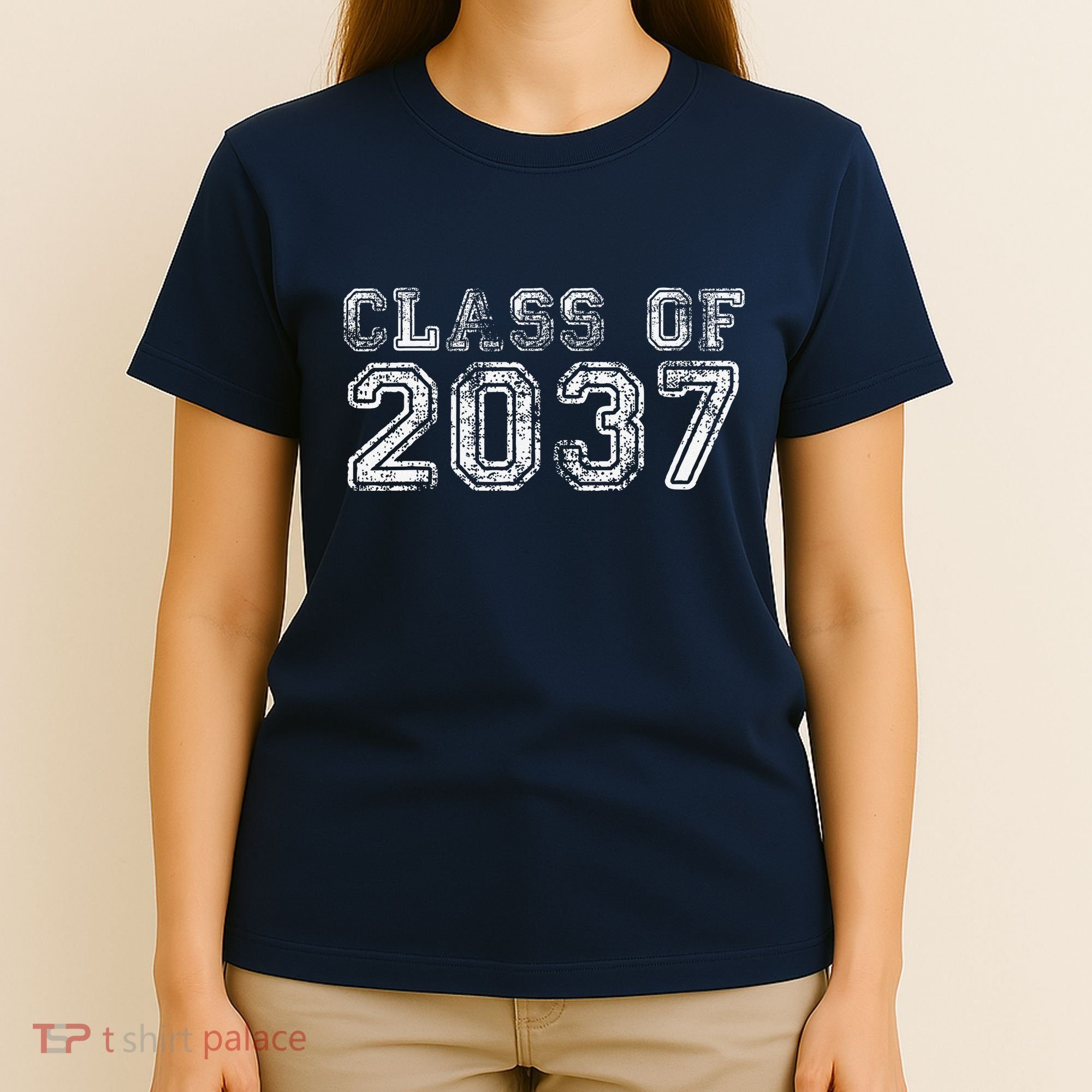 Class Of 2037 Grow With Me First Day Of School Graduation T-Shirt