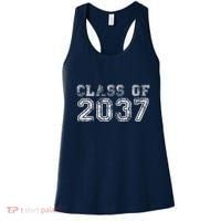 Class Of 2037 Grow With Me First Day Of School Graduation Women's Tank Top thumb 0