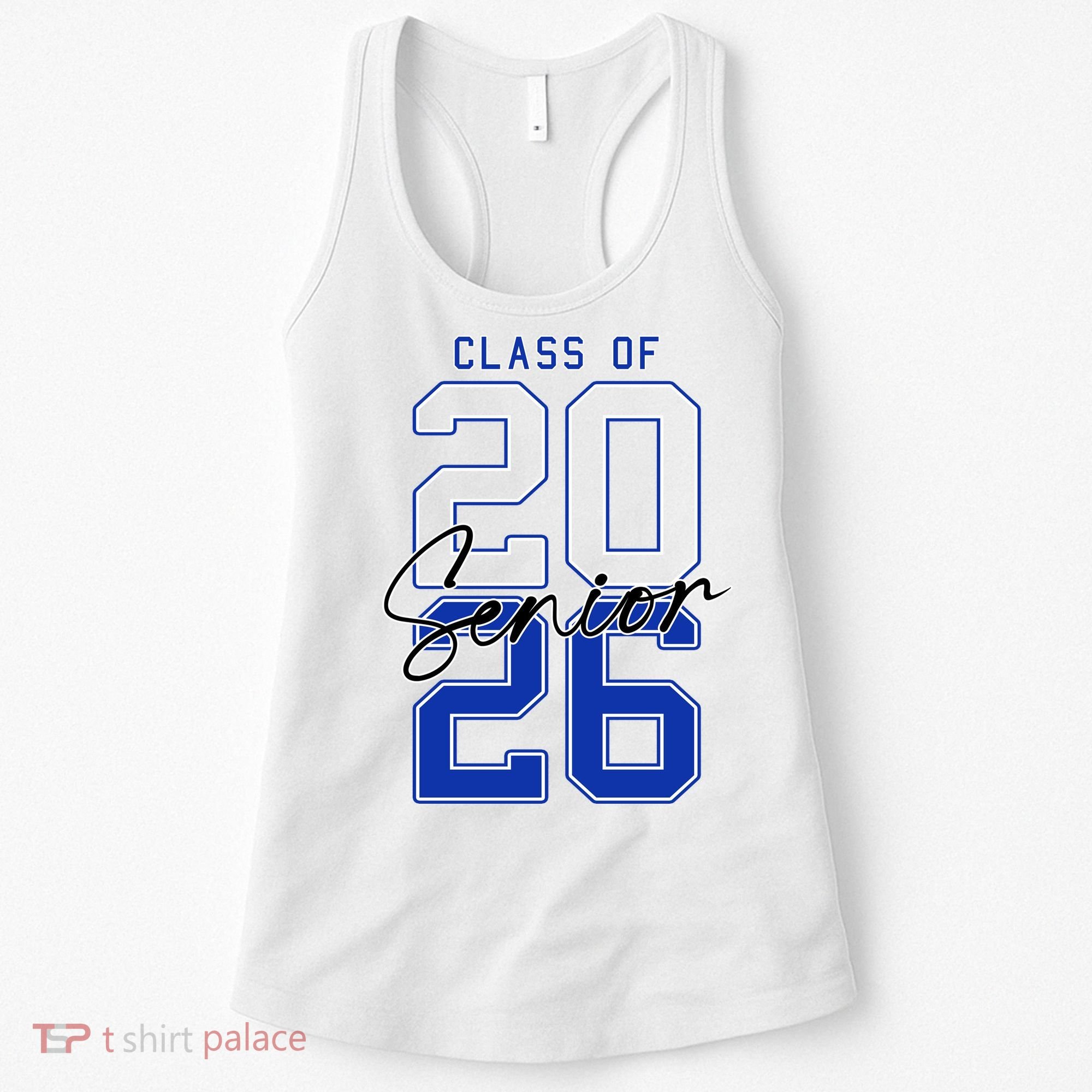 Class Of 2026 Seniors 26 Graduation Senior Grad Women's Tank Top