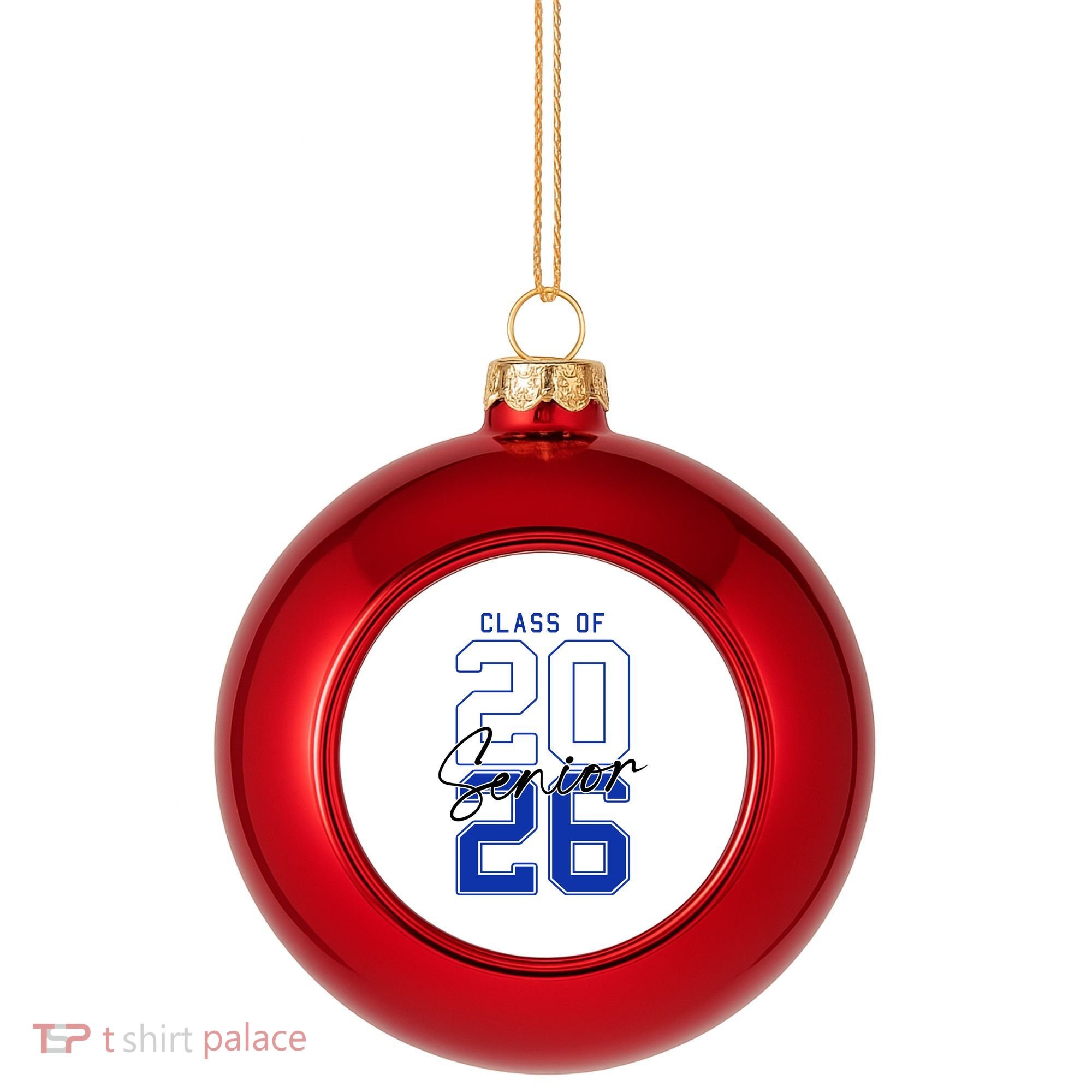 Class Of 2026 Seniors 26 Graduation Senior Grad Plastic Christmas Ball Ornament