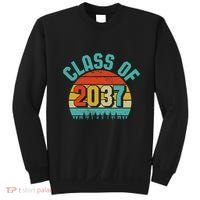 Class Of 2037 Grow With Me Kindergarten To Graduation Retro Sweatshirt thumb 0