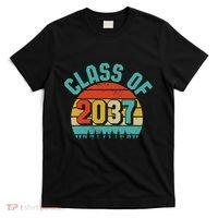 Class Of 2037 Grow With Me Kindergarten To Graduation Retro T-Shirt thumb 0
