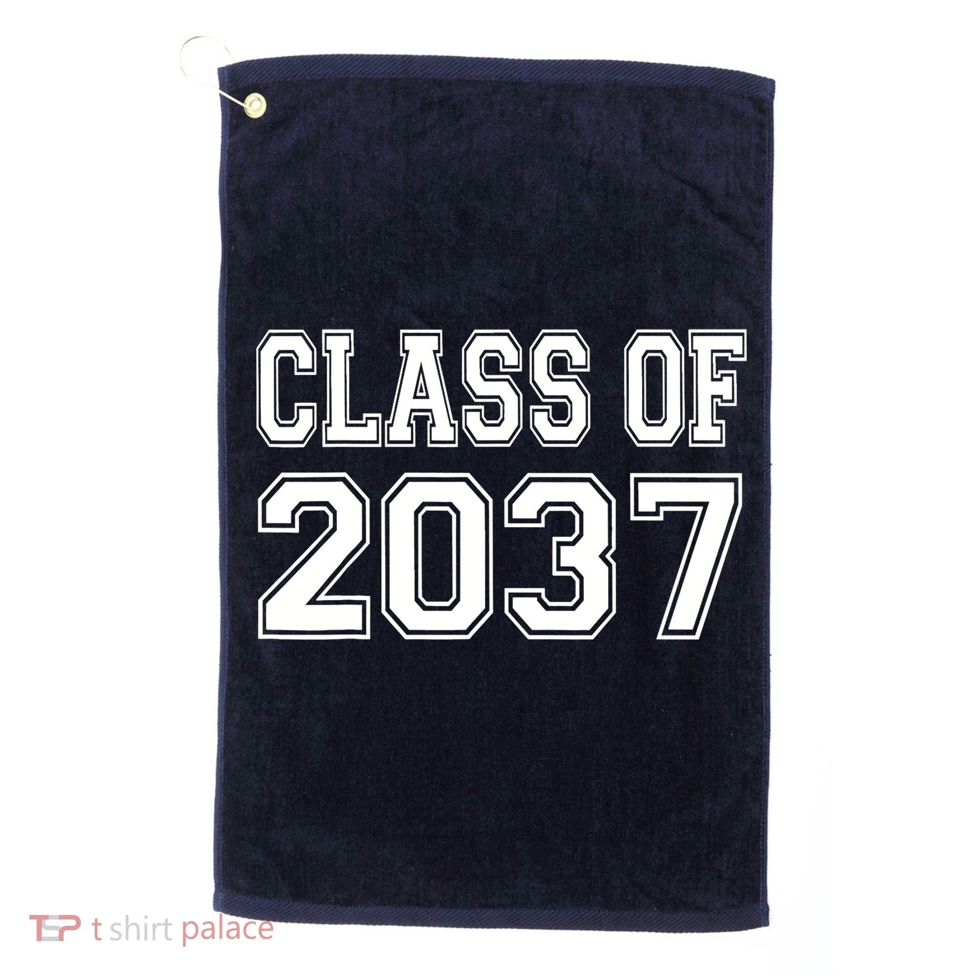 Class of 2037 grow with me Golf Towel