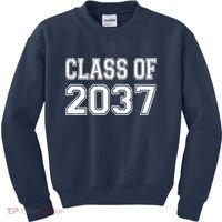 Class of 2037 grow with me Kids Sweatshirt thumb 0