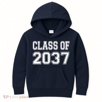 Class of 2037 grow with me Kids Hoodie