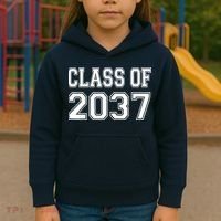 Class of 2037 grow with me Kids Hoodie thumb 3