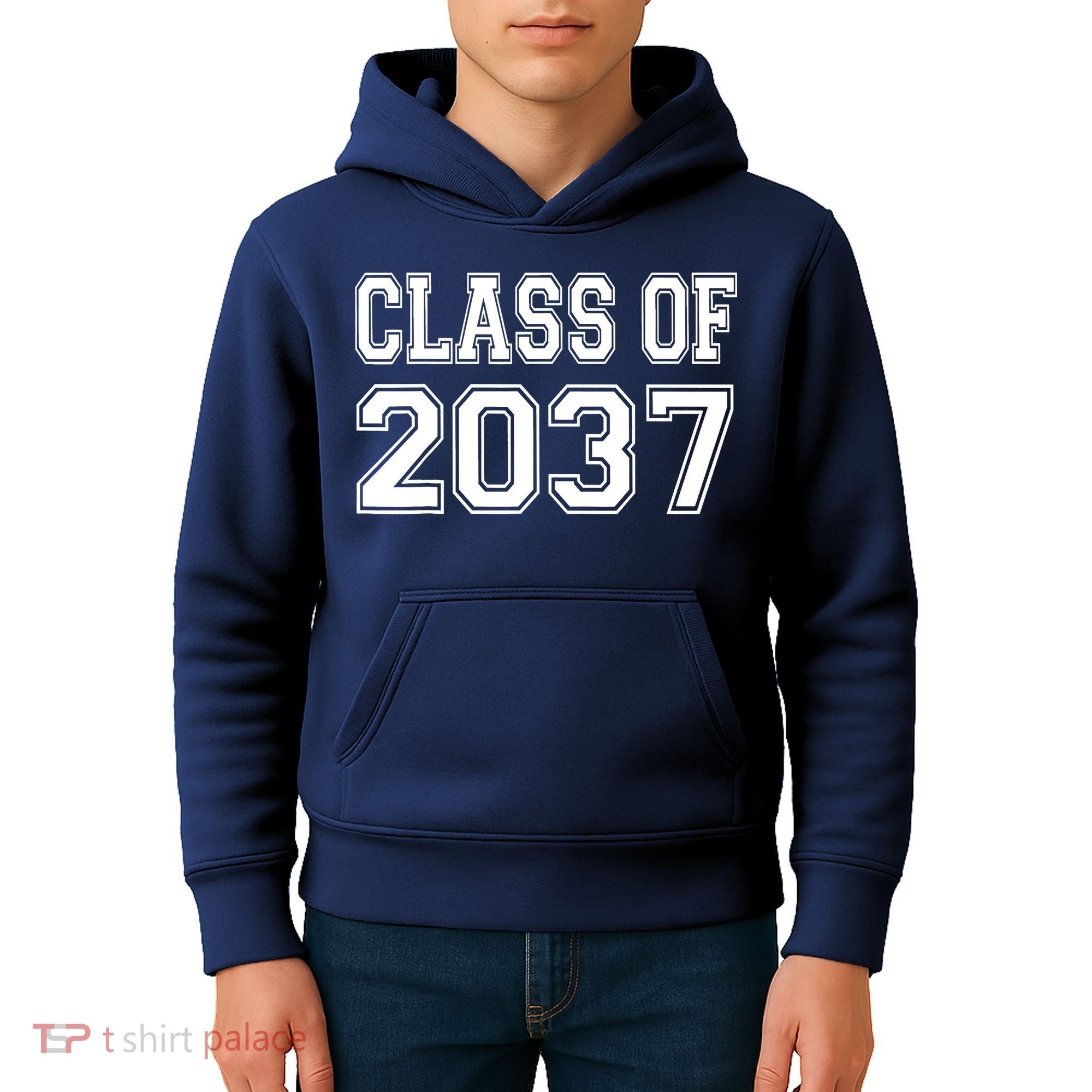 Class of 2037 grow with me Kids Hoodie
