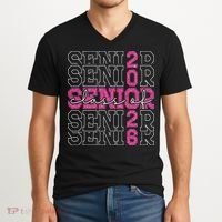Class Of 2026 Senior 2026 Grad Graduate Graduation 2026 Gift V-Neck T-Shirt thumb 2