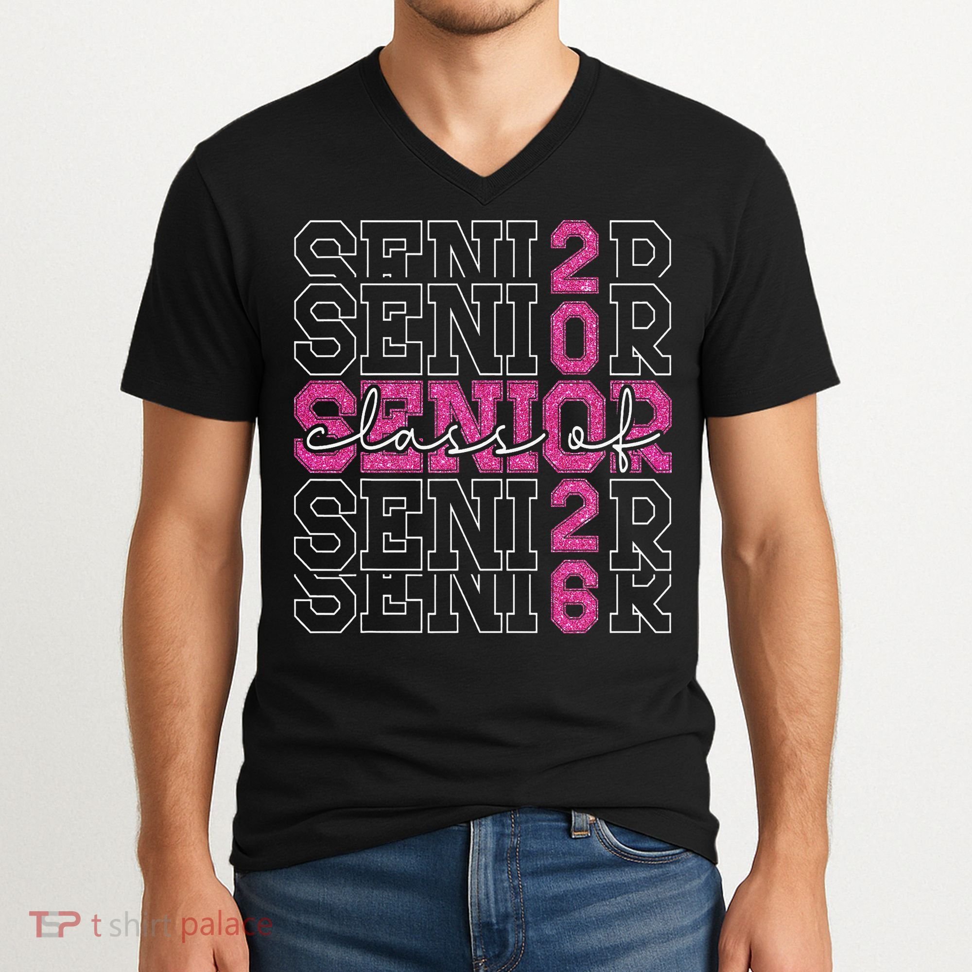 Class Of 2026 Senior 2026 Grad Graduate Graduation 2026 Gift V-Neck T-Shirt