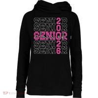 Class Of 2026 Senior 2026 Grad Graduate Graduation 2026 Gift Womens Funnel Neck Pullover Hood thumb 0