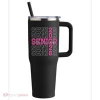 Class Of 2026 Senior 2026 Grad Graduate Graduation 2026 Gift 40oz Vacuum Insulated Stainless Steel Travel Tumbler thumb 0