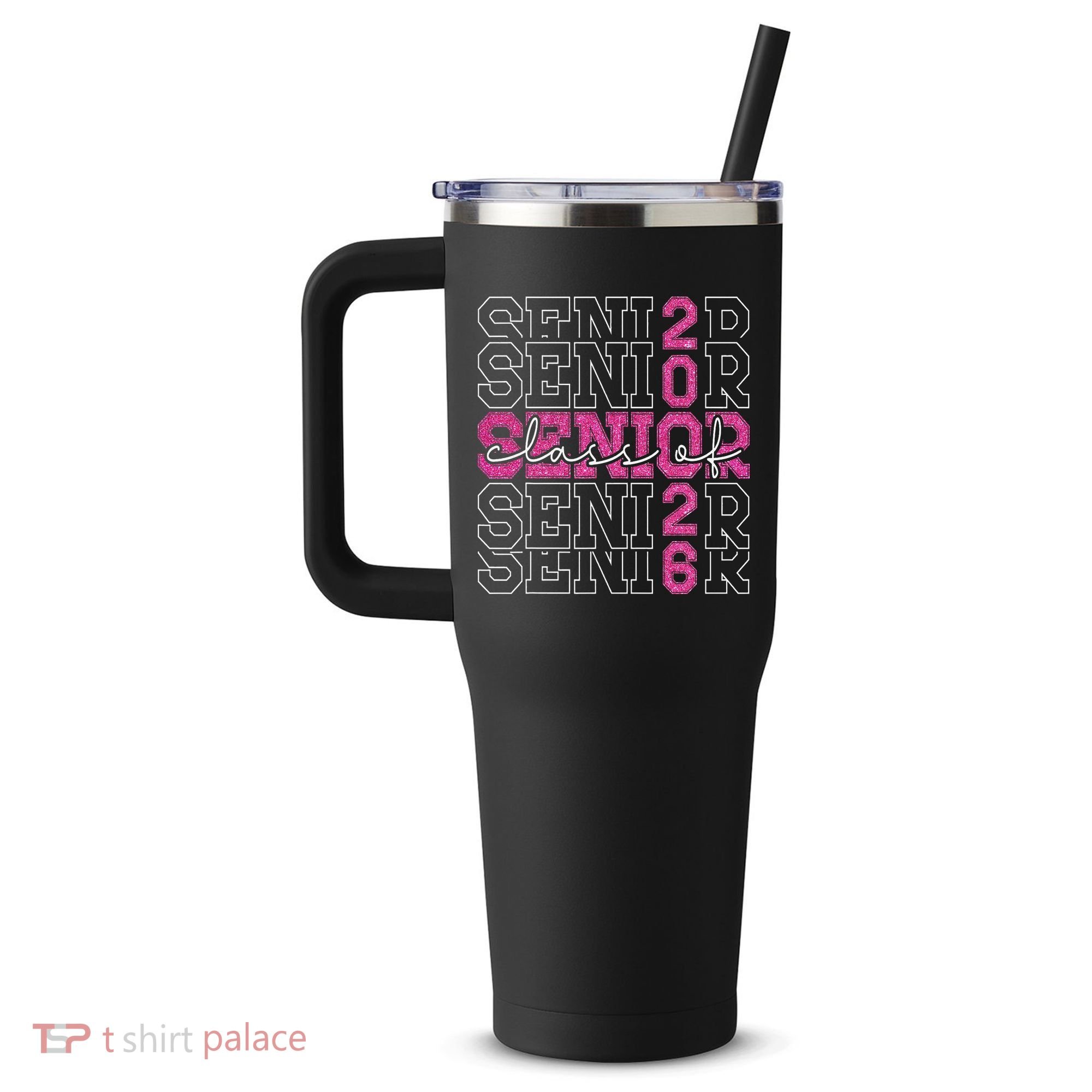 Class Of 2026 Senior 2026 Grad Graduate Graduation 2026 Gift 40oz Vacuum Insulated Stainless Steel Travel Tumbler