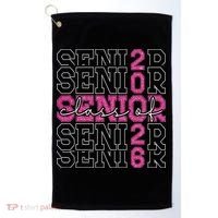 Class Of 2026 Senior 2026 Grad Graduate Graduation 2026 Gift Golf Towel thumb 0