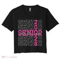 Class Of 2026 Senior 2026 Grad Graduate Graduation 2026 Gift Women's Crop Top Tee thumb 0