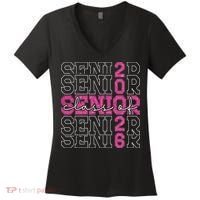 Class Of 2026 Senior 2026 Grad Graduate Graduation 2026 Gift Women's V-Neck T-Shirt thumb 0