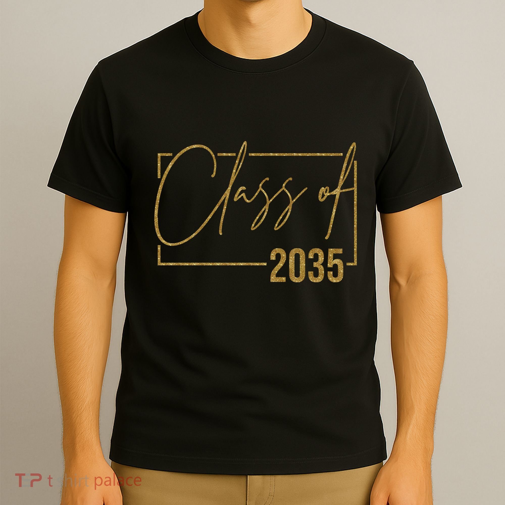 Class Of 2035 Gold Graduation T-Shirt