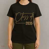 Class Of 2035 Gold Graduation T-Shirt thumb 4