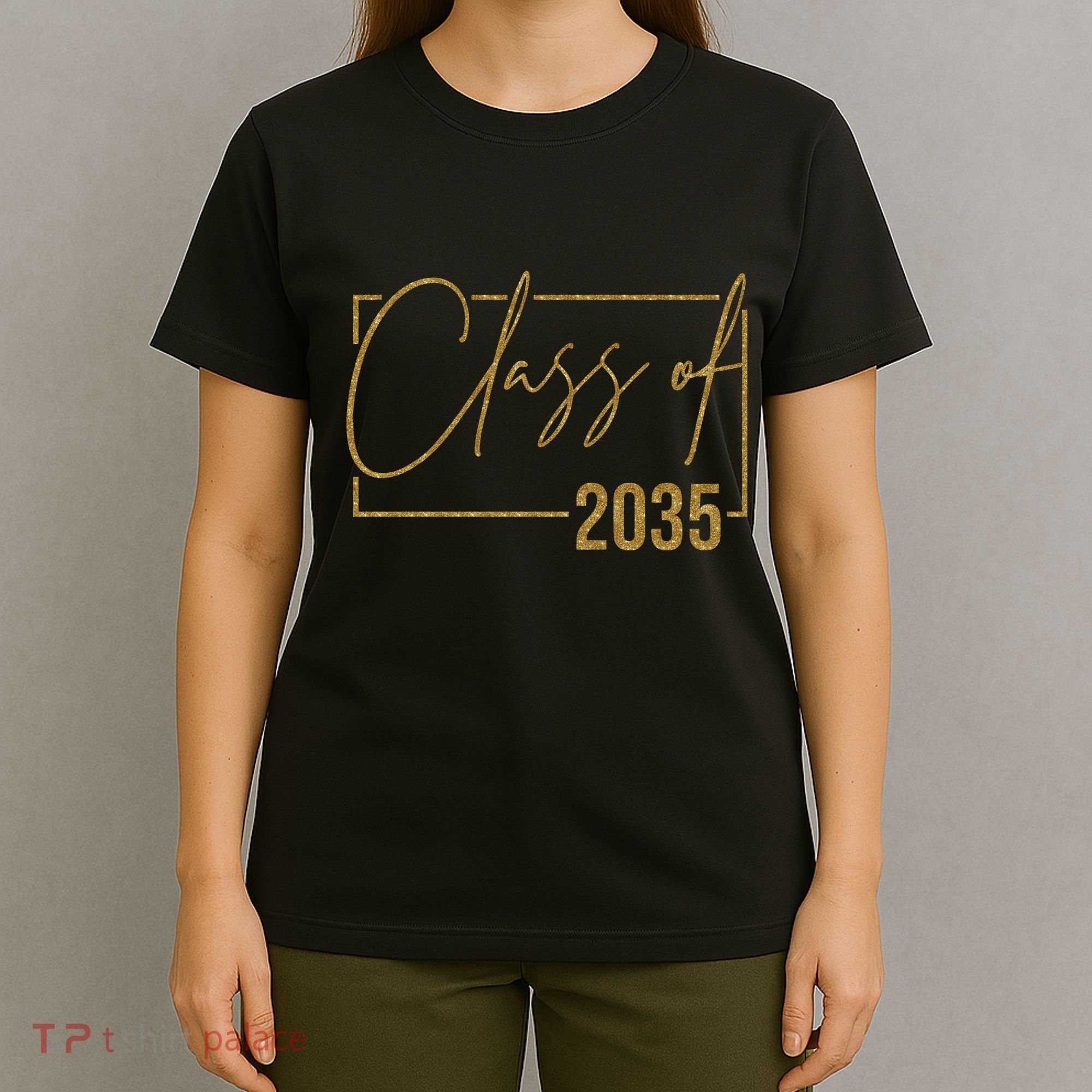 Class Of 2035 Gold Graduation T-Shirt