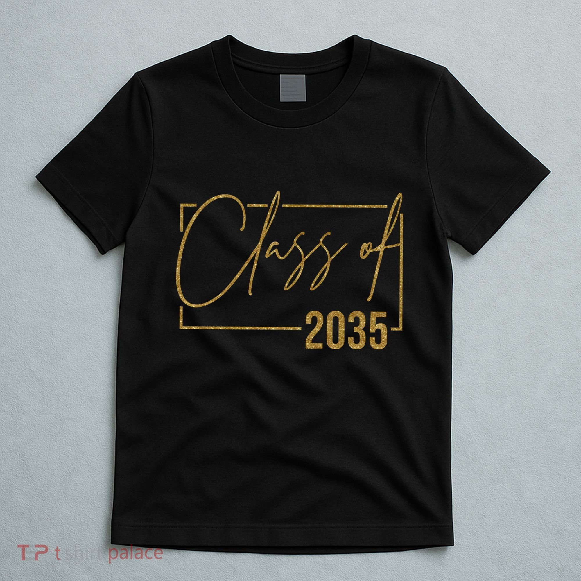 Class Of 2035 Gold Graduation T-Shirt