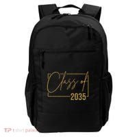 Class Of 2035 Gold Graduation Backpack thumb 0