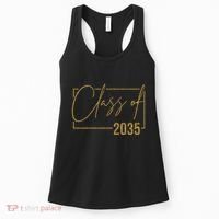 Class Of 2035 Gold Graduation Women's Tank Top thumb 0