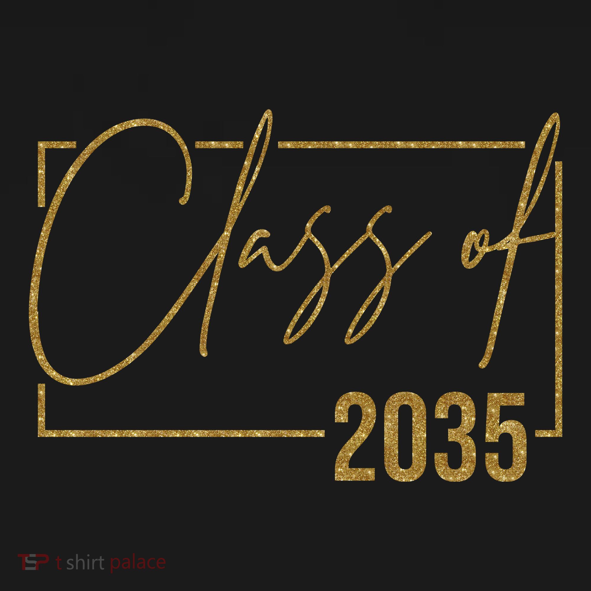 Class Of 2035 Gold Graduation Women's Tank Top