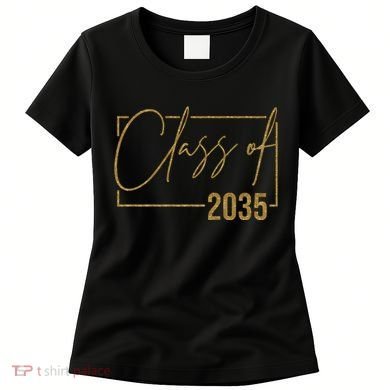 Class Of 2035 Gold Graduation Women's T-Shirt