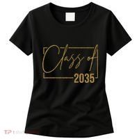 Class Of 2035 Gold Graduation Women's T-Shirt thumb 0