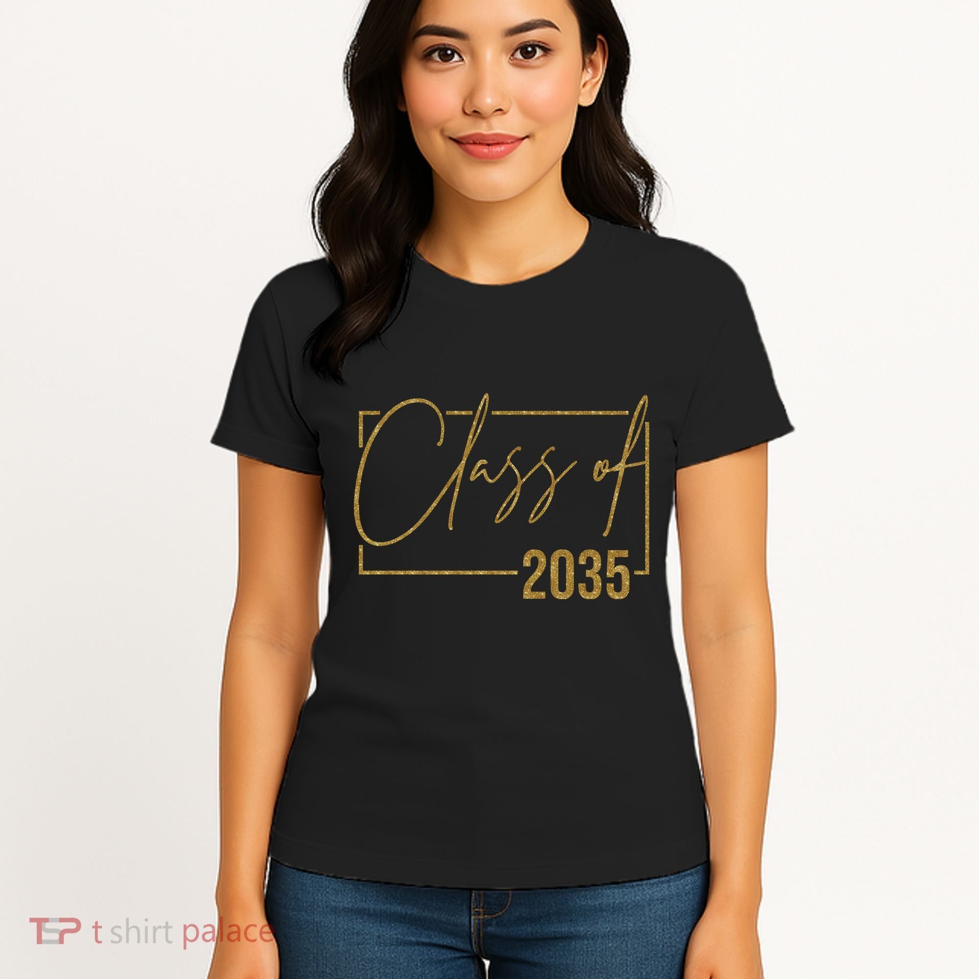 Class Of 2035 Gold Graduation Women's T-Shirt