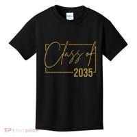 Class Of 2035 Gold Graduation Kids T-Shirt thumb 0