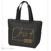 Class Of 2035 Gold Graduation Tote Bag thumb 3