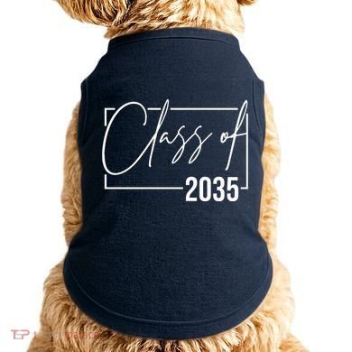 Class Of 2035 Back To School Doggie Tank