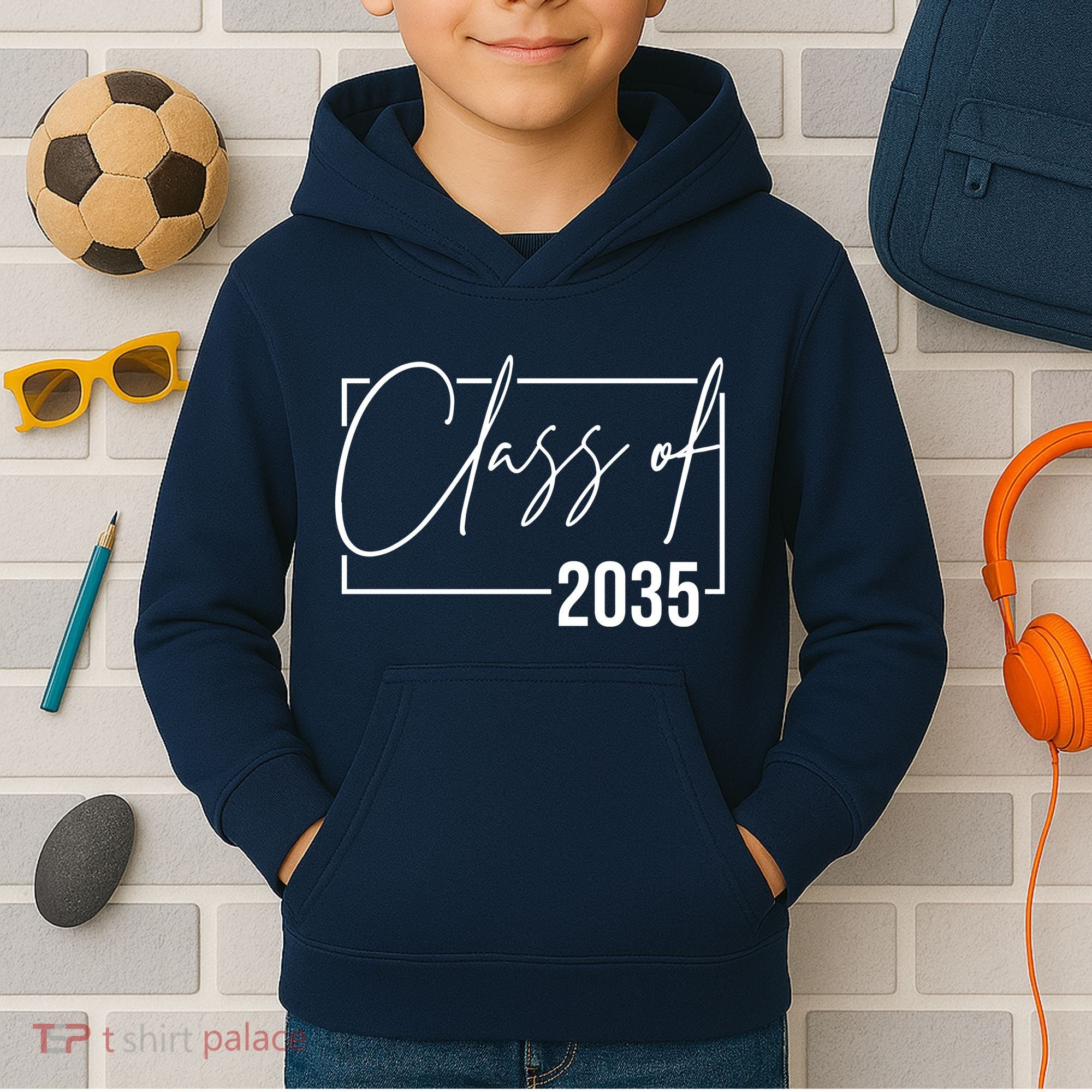 Class Of 2035 Back To School Kids Hoodie